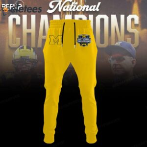 Michigan 2023 National Champions Logo Go Blue 3D Sweatshirt Combo 3