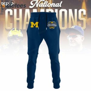 Michigan 2023 National Champs Go Blue 3D Hoodie Combo National Championships 3