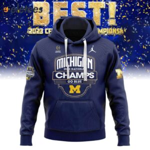 Michigan 2023 National Champs Go Blue 3D Hoodie Michigan VS Everybody1