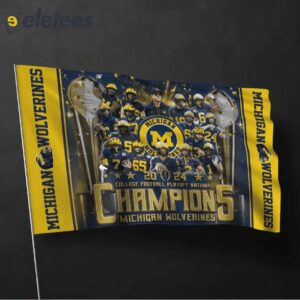 Michigan 2024 CFP National Champions Flag3