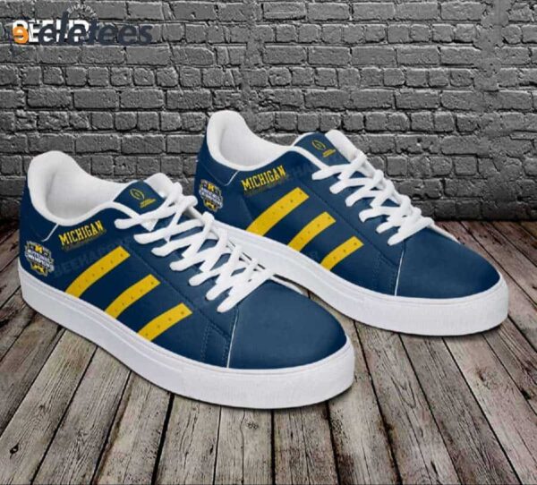 Michigan 2024 College football Playoff National Champions Stan Smith Shoes