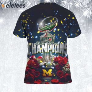 Michigan Defeated Alabama Crimson The 2024 Rose Bowl Champions Shirt 2