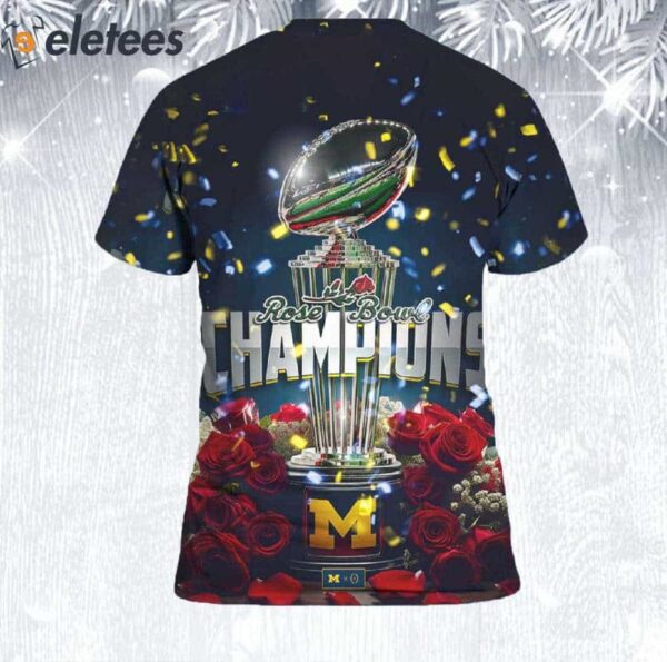 Michigan Defeated Alabama Crimson The 2024 Rose Bowl Champions Shirt