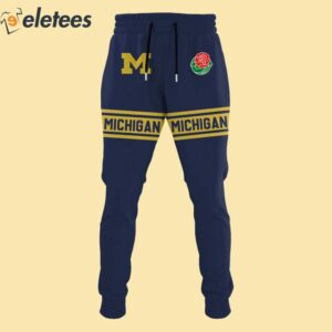 Michigan Football 2024 Rose Bowl Game Champions Hoodie Combo 3