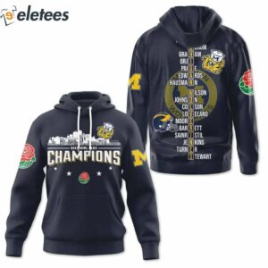 Michigan Football Rose Bowl Game Champions AOP Sweatshirt 2024 3