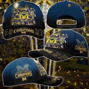 Michigan Go Blue 2024 National Championships 3D Hoodie Jogger Combo 3