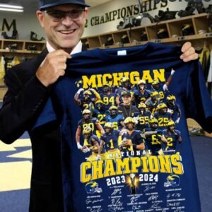 Michigan National Champions 2023 2024 Signatures Shirt 2