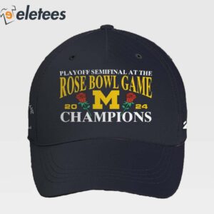 Michigan Playoff Semifinal At The Rose Bowl Game 2023 Champions Hat 2