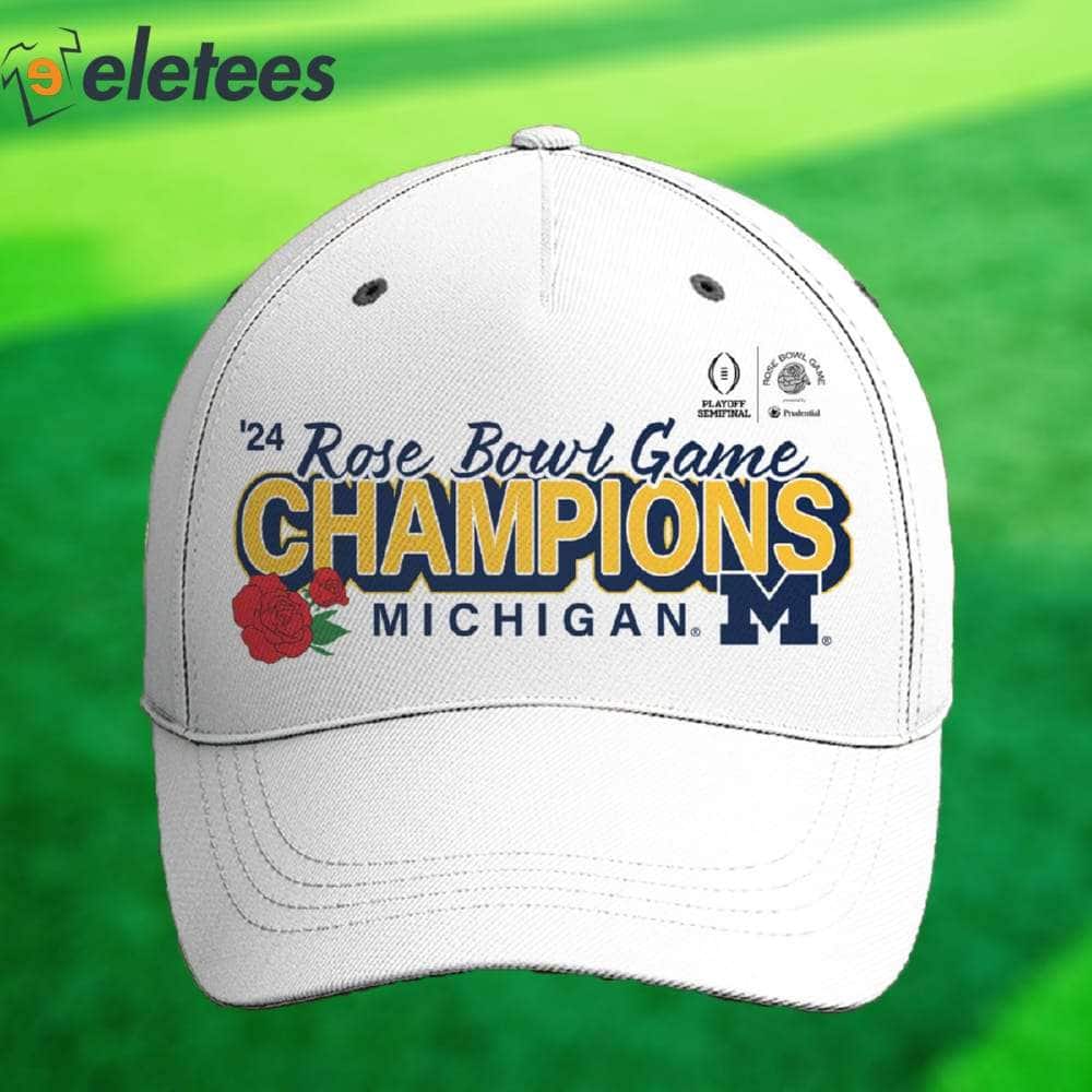Michigan Rose Bowl Champions 2024 Hat