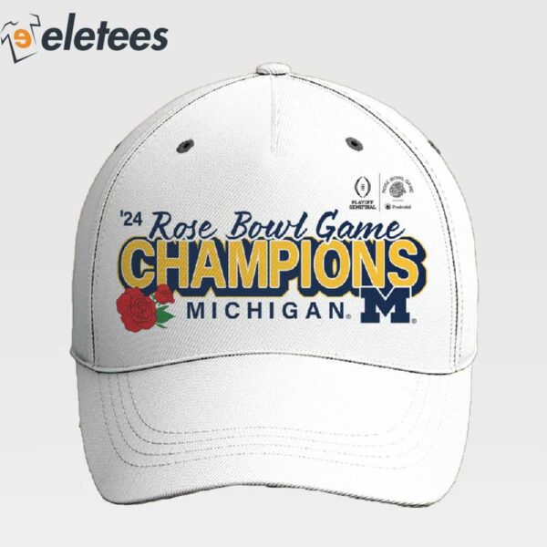 Michigan Rose Bowl Champions 2024 Hat