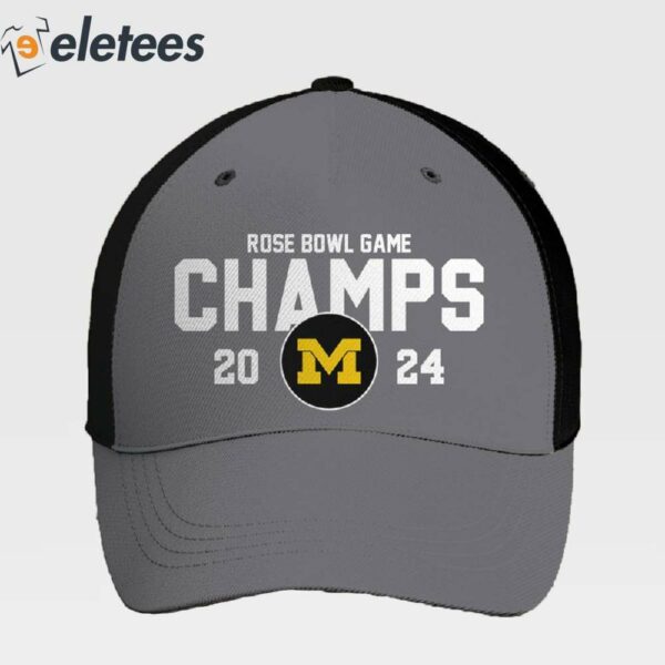 Michigan Rose Bowl Champs 2024 Hat