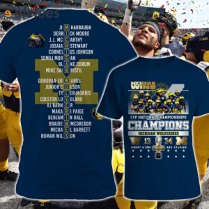 Michigan Wins CFP National Championships Champions 34 13 Huskies Shirt 1