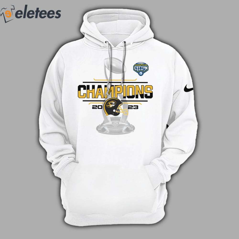 Mizzou Football CHAMPIONS Cotton Bowl Hoodie 2023