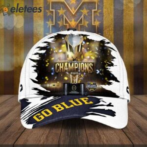 National Champions 2023 Michigan 3D Hat 1