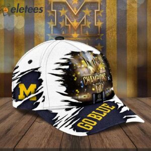 National Champions 2023 Michigan 3D Hat 3