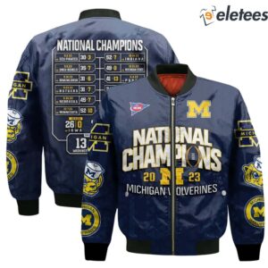 National Champions 2023 Michigan Bomber Jacket