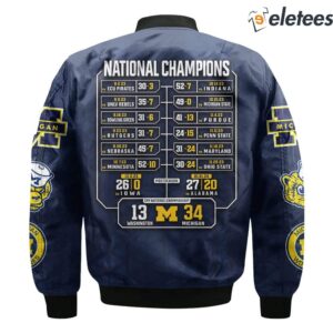 National Champions 2023 Michigan Bomber Jacket