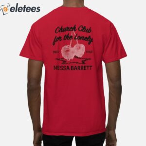 Nessa Barrett Church Club For The Lonely 2023 Tour Cherry Shirt 2