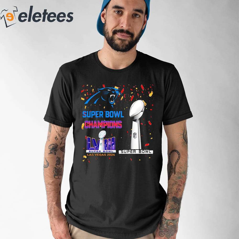 Panthers super bowl clearance shirt