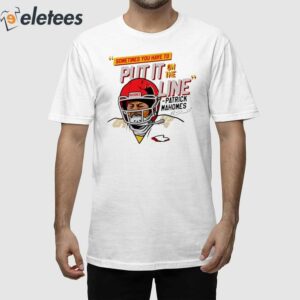 Patrick Mahomes Helmet Break Shirt