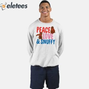 Peace Love Snuffy Shirt 4