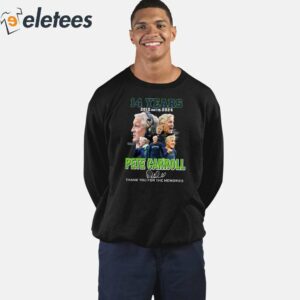 Pete Carroll Seahawks 14 Years 2010 2024 Thank You For The Memories Shirt 3