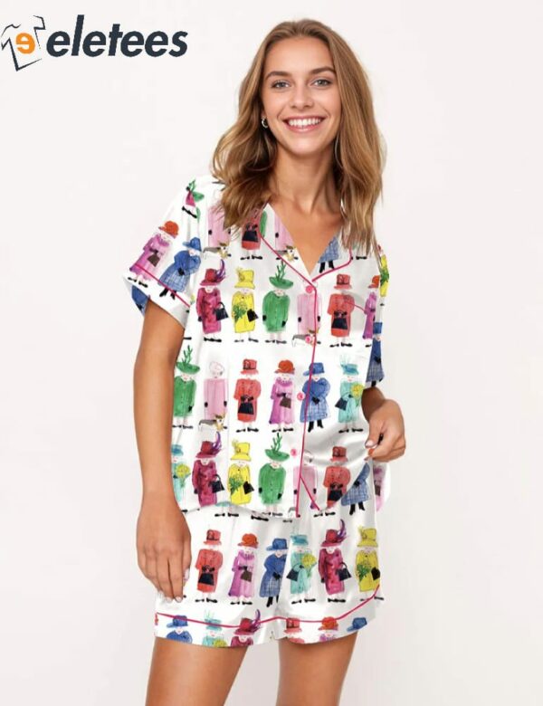 Queen Elizabeth II Rainbow Pajama Set