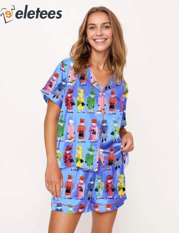 Queen Elizabeth II Rainbow Pajama Set