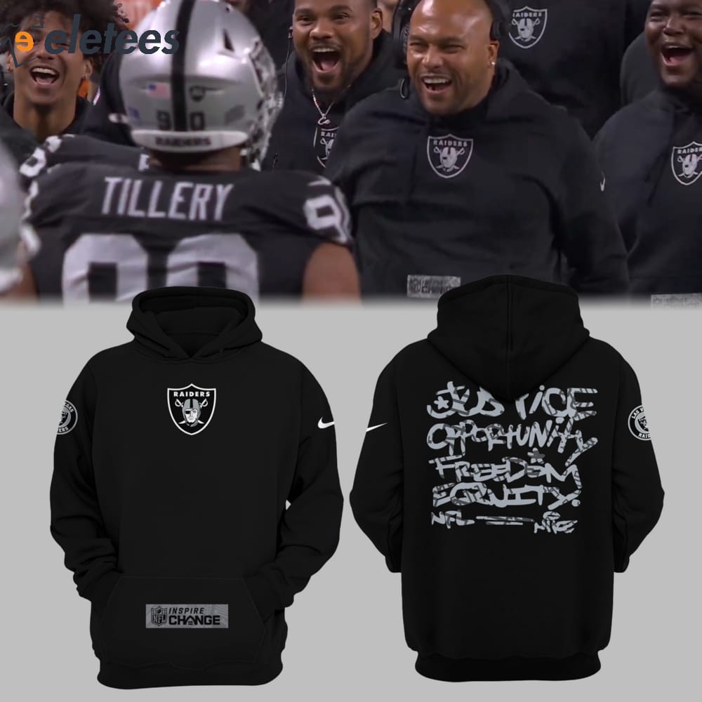 Raiders Coach Antonio Pierce Inspire Change Hoodie