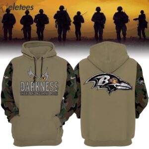 Ravens Darkness There And Nothing More Camo Hoodie