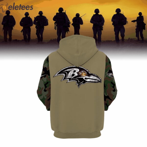 Ravens Darkness There And Nothing More Camo Hoodie