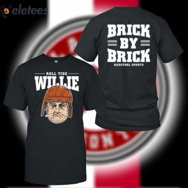 Roll Tide Willie Brick By Brick Shirt