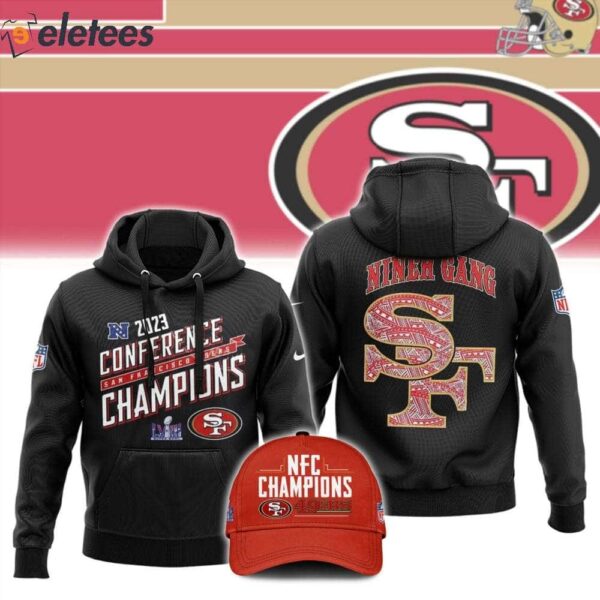 SF 49ers 2023 NFC CHAMPIONS Niner Gang Shirt