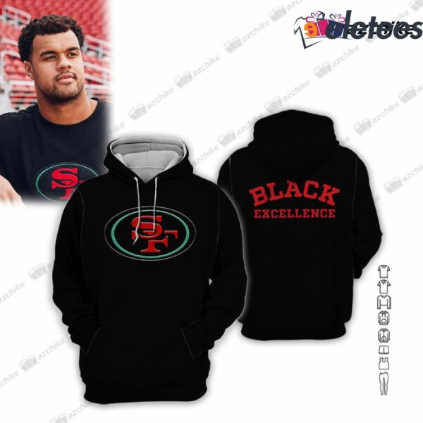 SF 49ers Black Excellence Hoodie