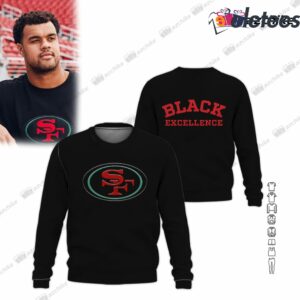 SF 49ers Black Excellence Hoodie2