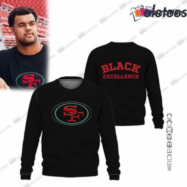 SF 49ers Black Excellence Hoodie