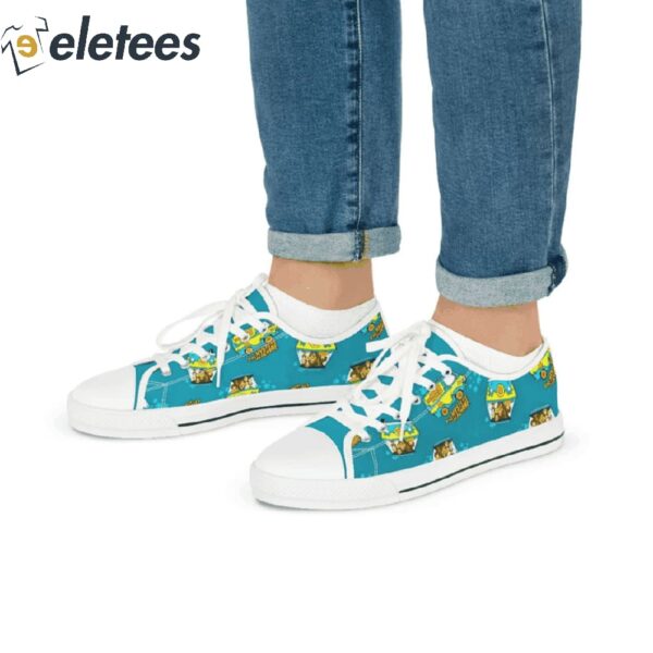 Scooby Doo Mystery Machine Blue Low Top Sneakers