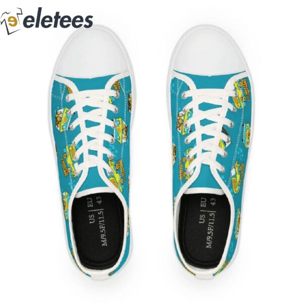 Scooby Doo Mystery Machine Blue Low Top Sneakers