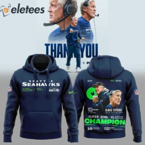 Seahawks Thank Coach Pete Carroll 3D Hoodie Jogger Combo