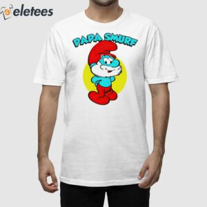 Shannon Sharpe Papa Smurf Shirt