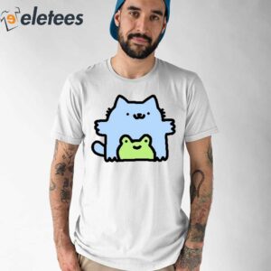 Silly Nub Cat Frog Shirt 1