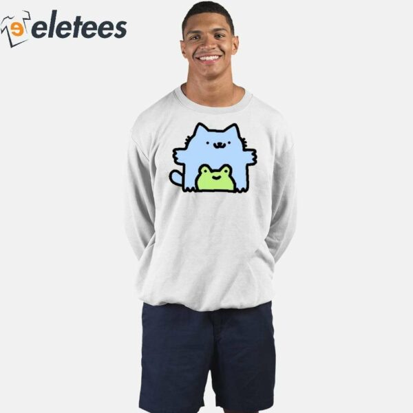 Silly Nub Cat Frog Shirt