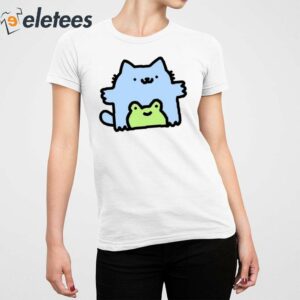 Silly Nub Cat Frog Shirt 5