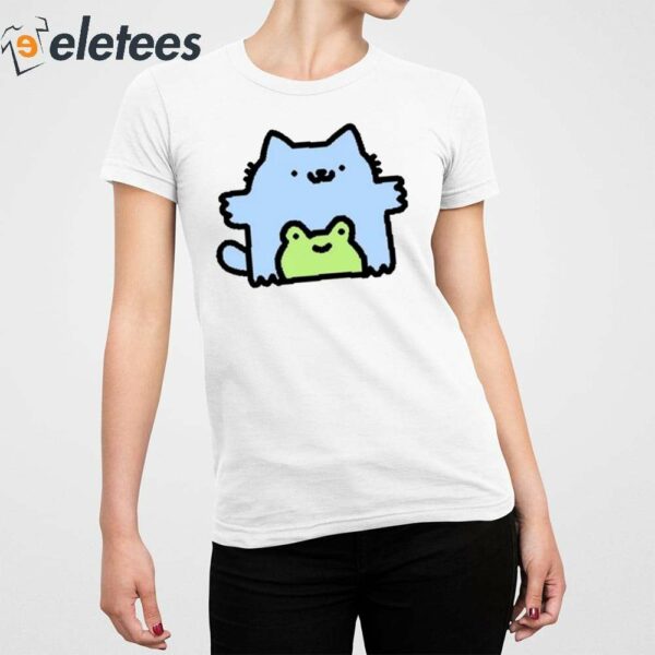 Silly Nub Cat Frog Shirt