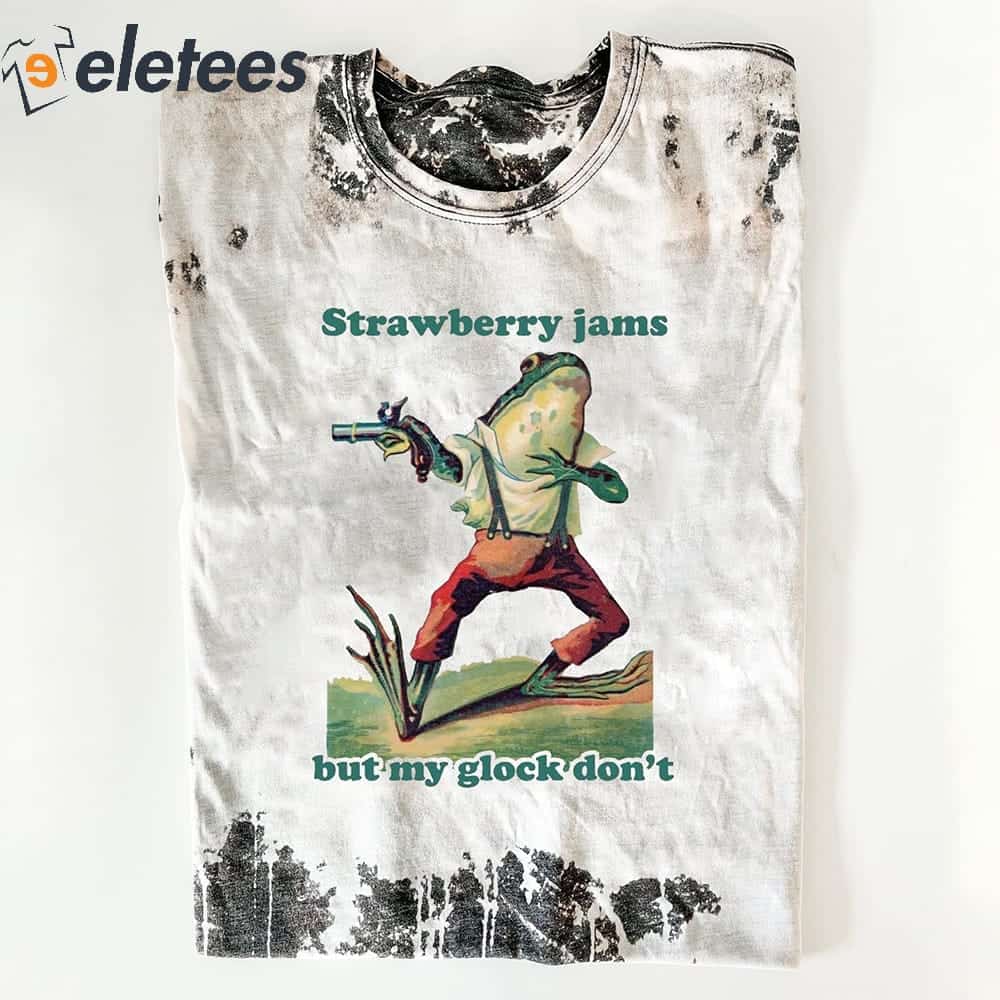 Strawberry Jams But My Glock Don't Frog Sweatshirt