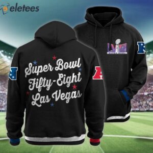 Super Bowl Fifty Eight Las Vegas Hoodie 2