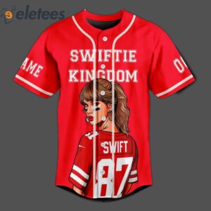 Swiftie Kingdom In My 87 Era I Am Part Of The Chiefs Kingdom Baseball Jersey1