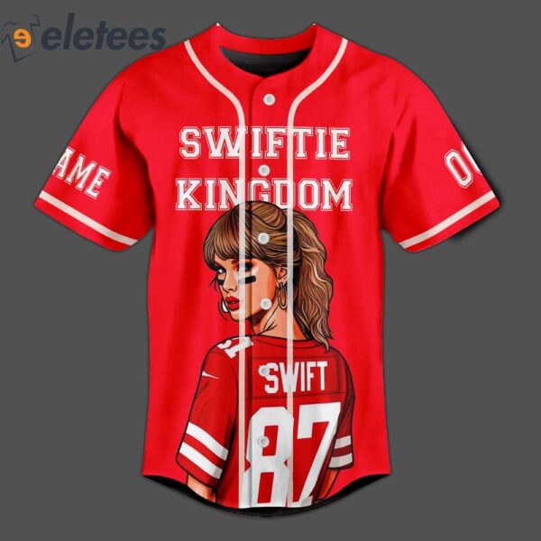 Swiftie Kingdom In My 87 Era I Am Part Of The Chiefs Kingdom Baseball Jersey