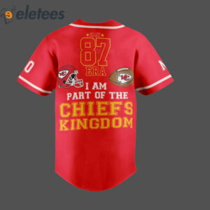 Swiftie Kingdom In My 87 Era I Am Part Of The Chiefs Kingdom Baseball Jersey2