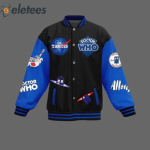 Tardis Doctor Who Good Men Dont Need Rules Baseball Jacket1